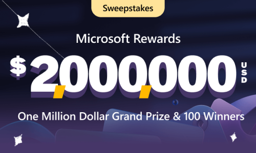 Microsoft $2Million Sweepstakes